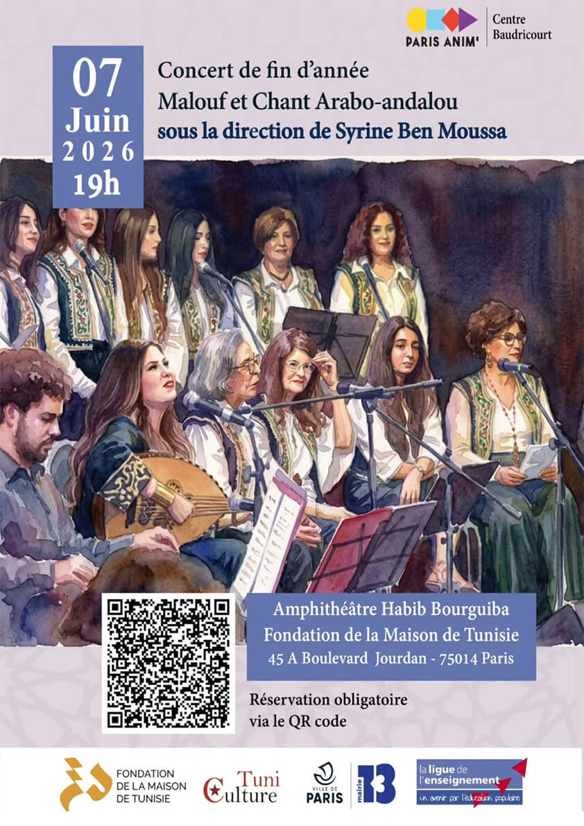 Concert de fin d’année de Malouf sous la direction de Syrine Ben Moussa – 2026